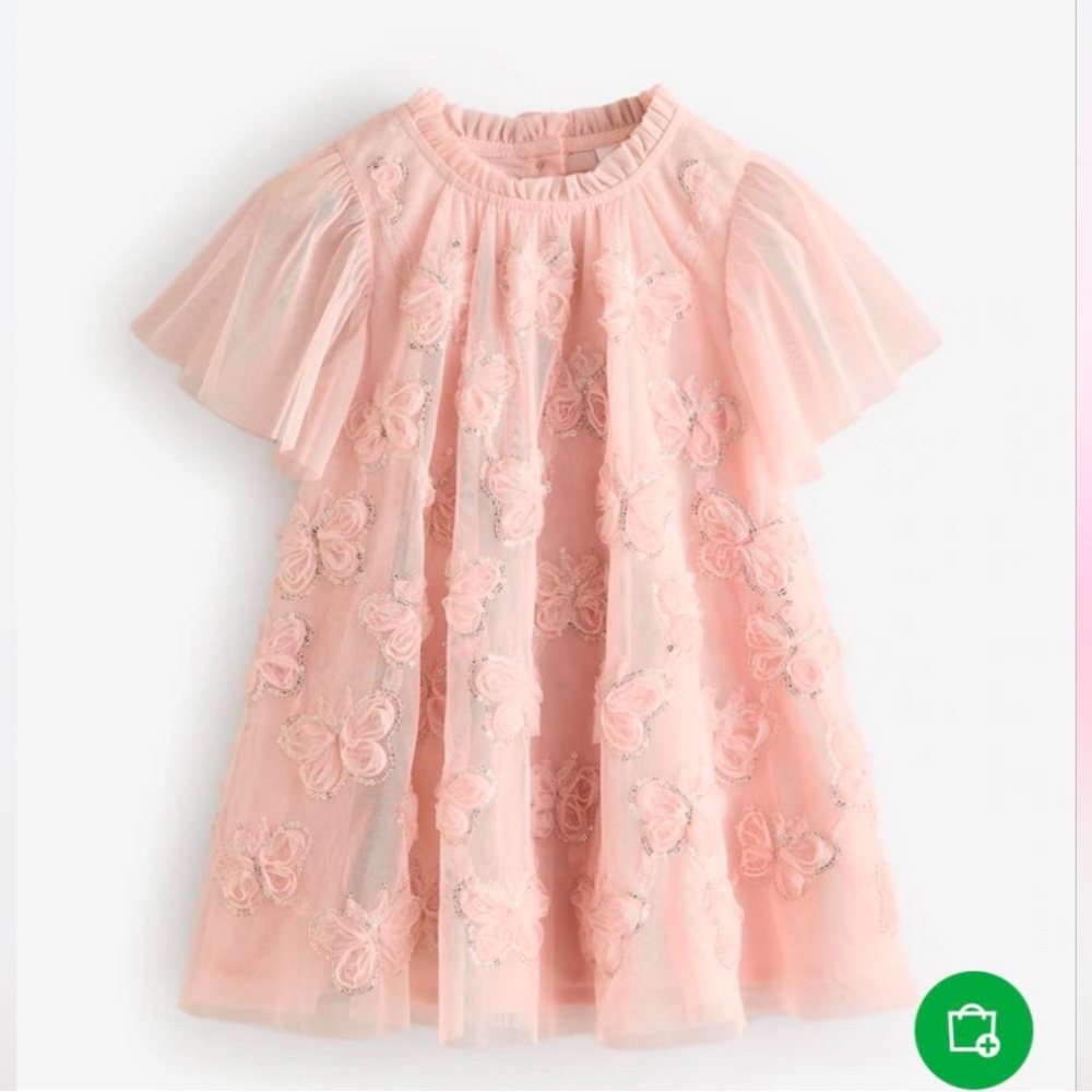 Elegant Pink Kids Dress